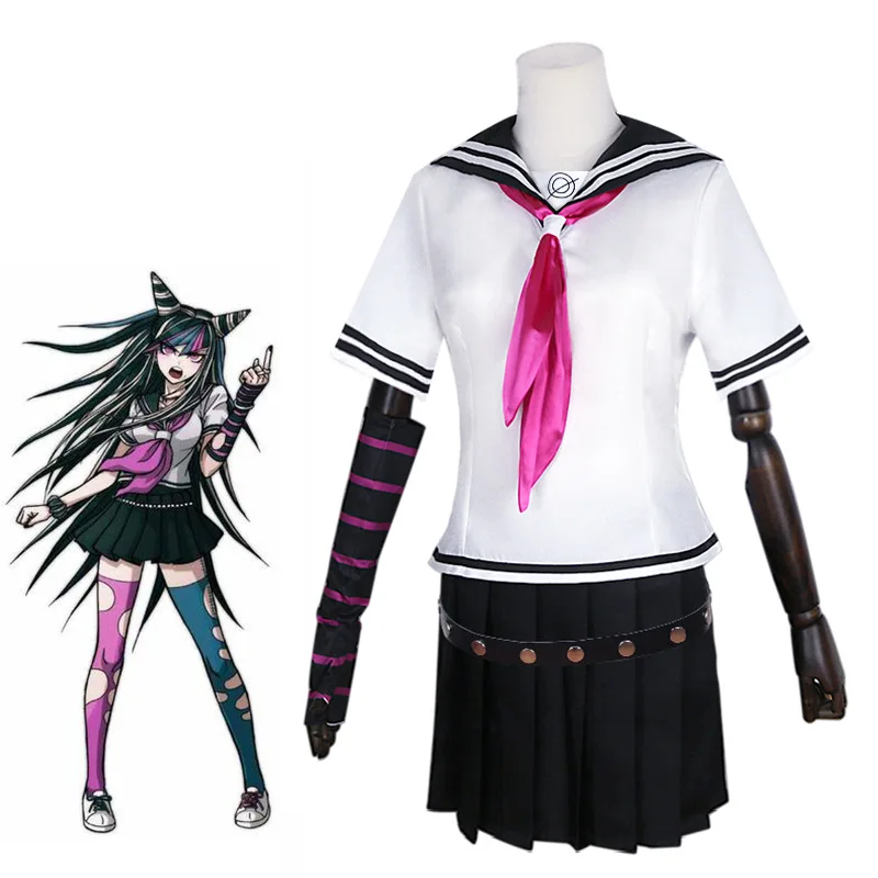 Аниме Супер Dangan Ronpa 2 Danganronpa Ibuki Mioda костюмы для косплея костюм юбка Хэллоуина