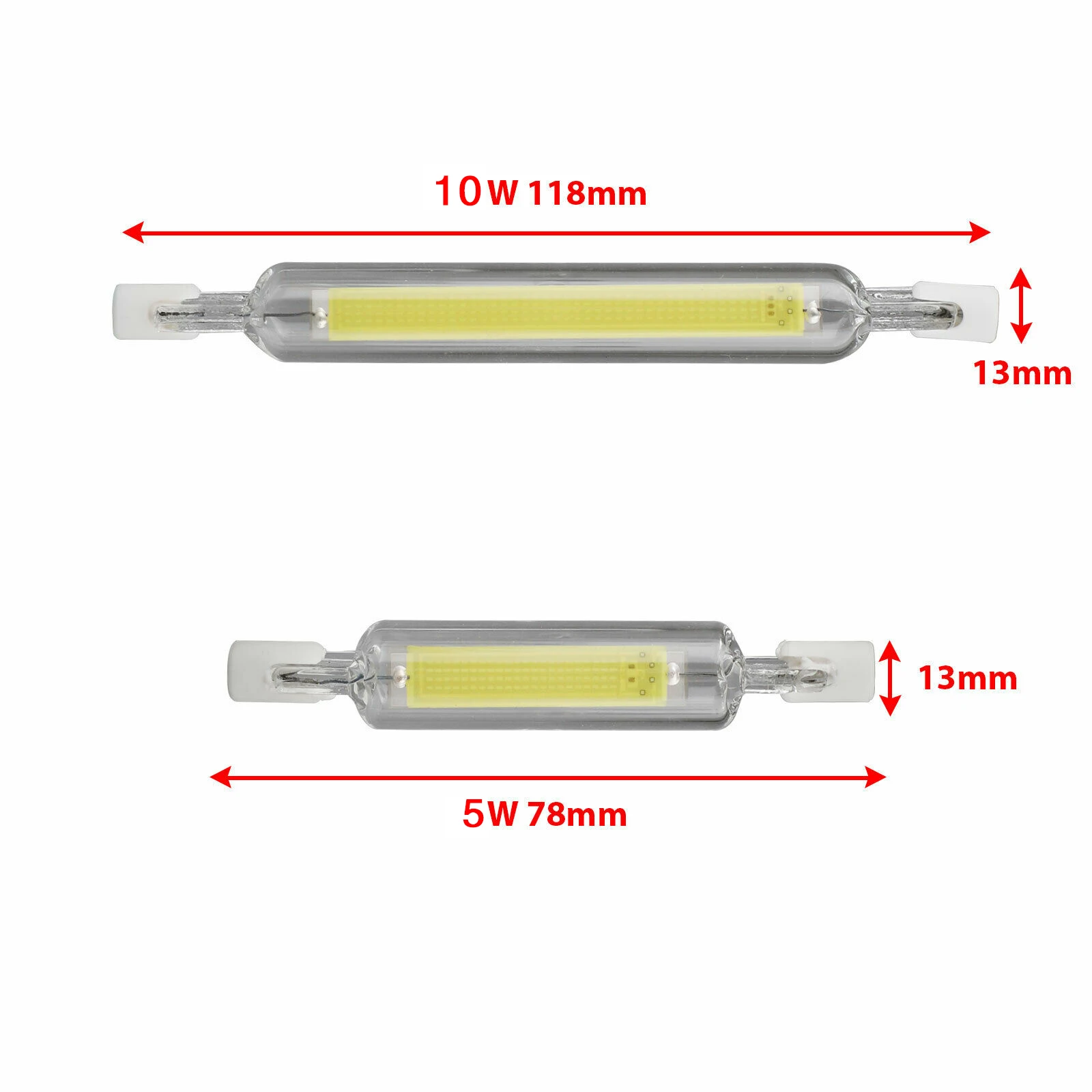 Светодиодная лампа R7S 110 в 118 мм сменная для защиты окружающей среды прожектор