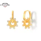 Женские серьги-подвески из серебра 925 пробы с фианитом