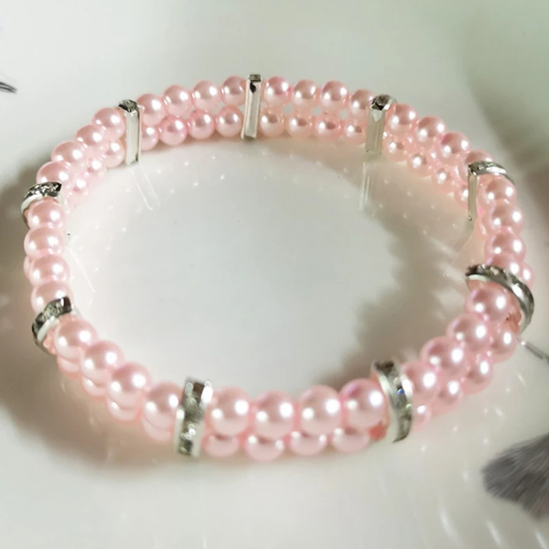 Модный жемчужный ошейник для собак регулируемое индивидуальное ожерелье Martingale