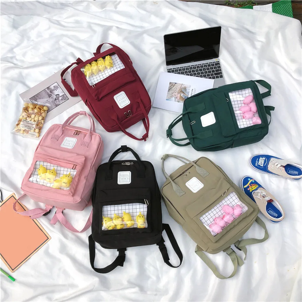Женский рюкзак студенческий женская школьная сумка вместительный маленькие