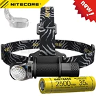Распродажа NITECORE HC33 1800LMs фары 3500 мАч, 8A Перезаряжаемые Батарея фар Водонепроницаемый фонарик Отдых Путешествия Бесплатная доставка