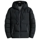 Куртка с хлопковой подкладкой, Мужские осенне-зимние куртки, Новая повседневная одежда 2022, толстые теплые парки с капюшоном, пальто, мужская верхняя одежда