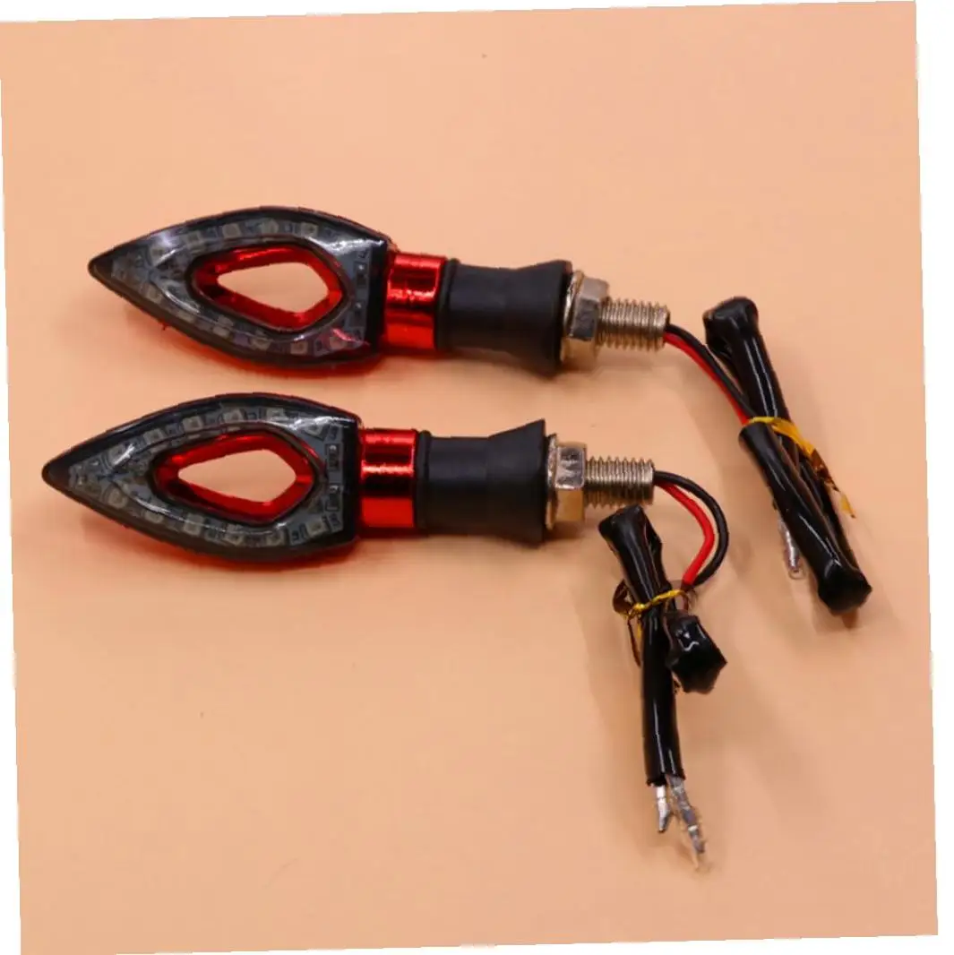 Светодиодные поворотники водонепроницаемые 12 В мини стебель стрела мотоцикл