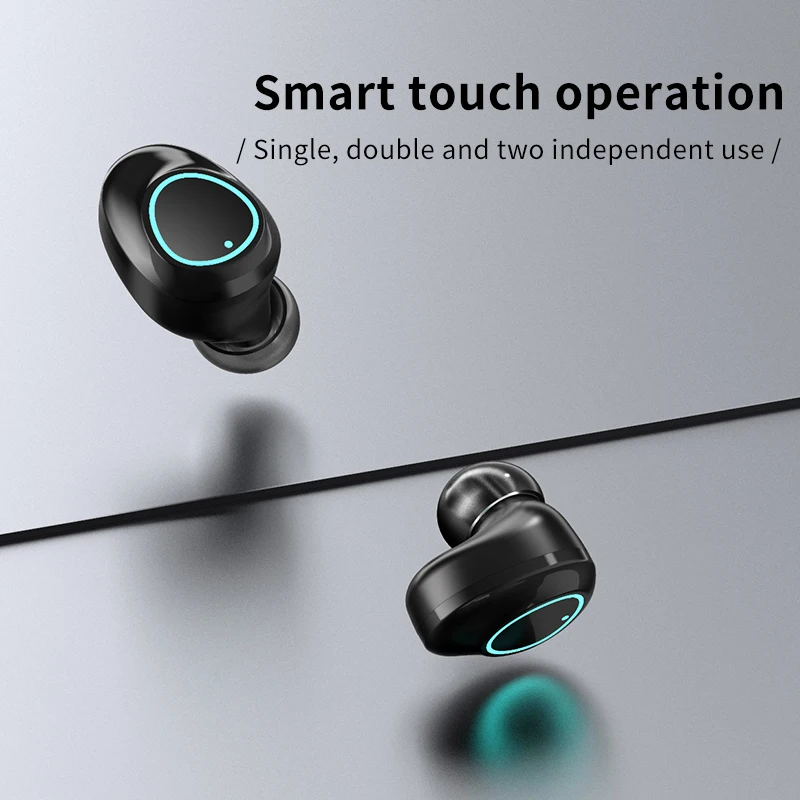 3000 мАч металлический зарядный чехол TWS беспроводные наушники 6D стерео HiFi Звук светодиодный дисплей Bluetooth гарнитуры IPX7 водонепроницаемые наушники