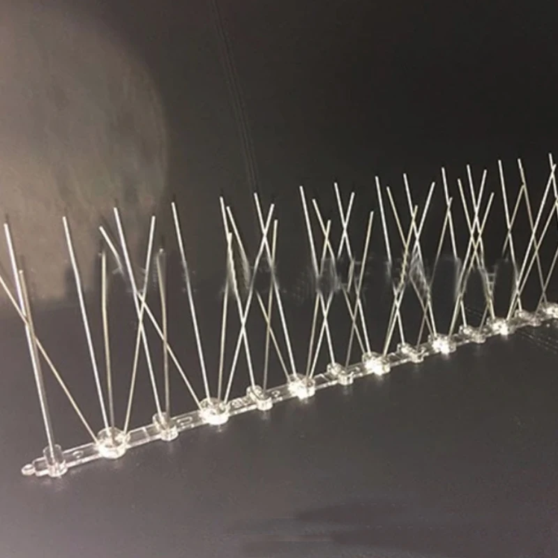 

Bird Repeller 50cm Stainless Steel Anti-bird Thorn Long Nails Spikes Orchard Catcher Yard Bird Repel Device Anti-Bird Repellents