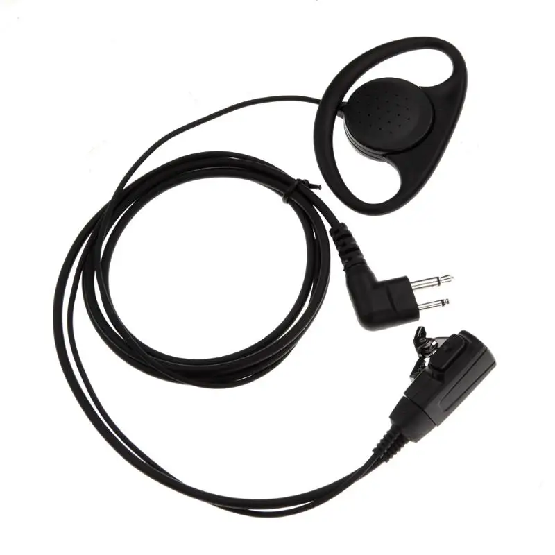 2 контактный D Форма гарнитура функция PTT Mic для Motorola GP88 CT150 P040 радио|Запчасти и