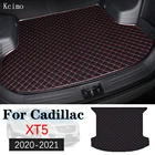 Кожаный коврик для багажника автомобиля Cadillac XT5 2020-2021, подкладка для груза, напольный коврик для багажника, ковер, автомобильные аксессуары