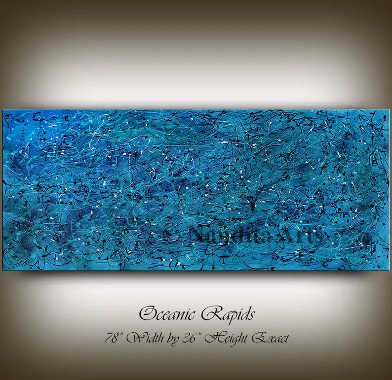 

Abstract Jackson Pollock Style painting, Original pollock wall art - Contemporary Art office abstract oil abstract contemporary