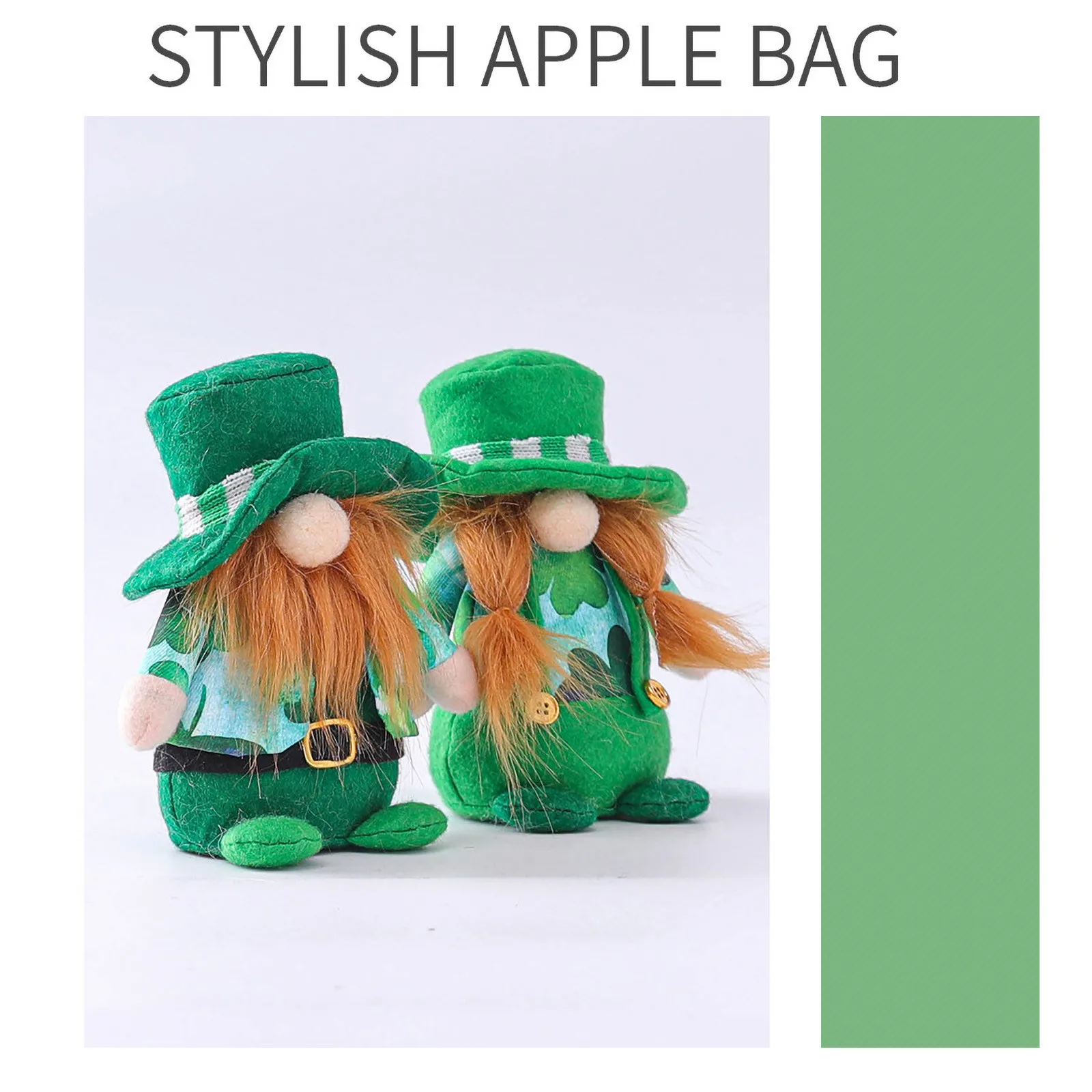 Лидер продаж 2021 кукла на День Св. Патрика без лица Рудольфа украшение плюшевая