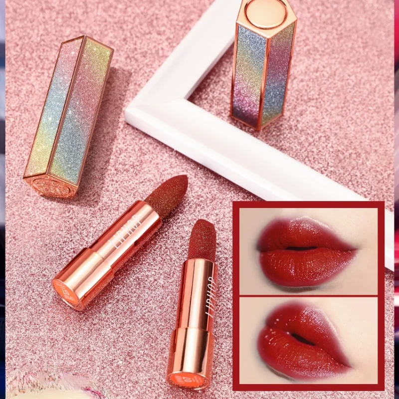 

TT Starry Sky Dog Lipstick Lasting Moisturizing and Waterproof Discoloration Resistant Velvet Matte Lipstick Female Student