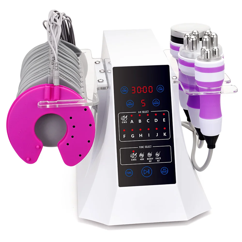 Kopen Cavitatie Rf Ems Training Machine Ultrasone Cavitatie Body Massager Afslanken Schoonheid Gezondheid Borst Stimulator
