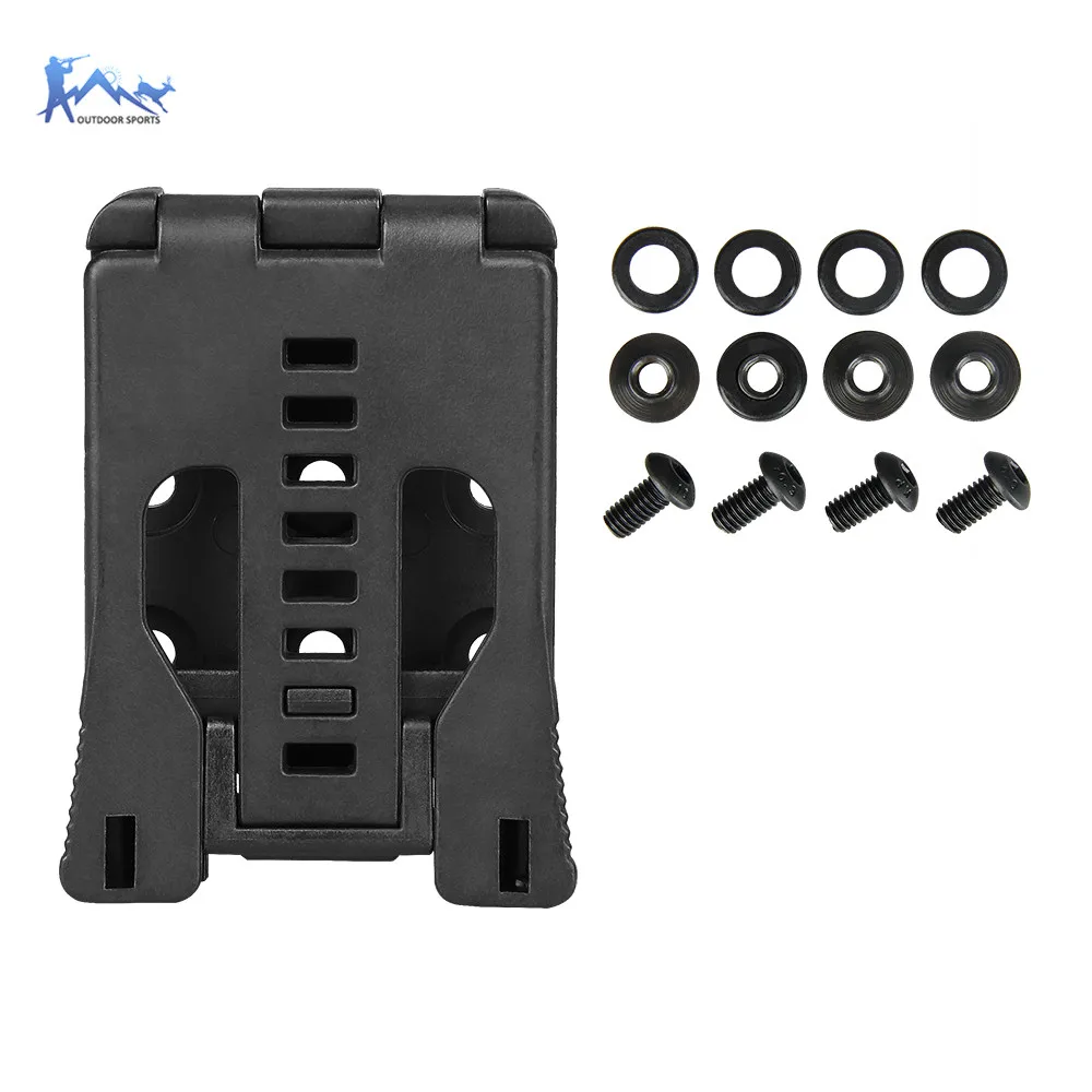 

PPT Holster lock Belt Clip Tactical Holster Quick Locking System QLS Kit With Locking Fork & Mount Plate With Screws OS7-0114