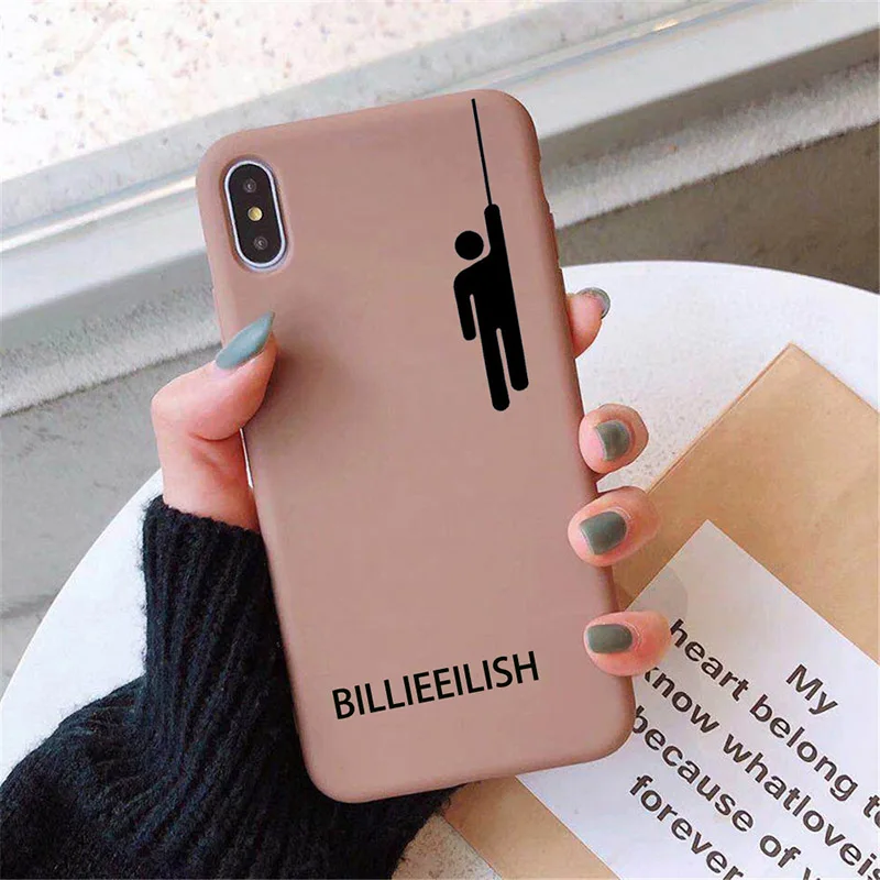 Billie Eilish Logo Чехол для телефона для Xiaomi Mi 9 8 Pro SE Lite 6 A1 A2 A3 Mix 2 3 мягкий защитный смарт-чехол с милым рисунком - Цвет: Billie 7Brown