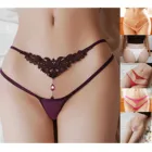 Женские сексуальные очаровательные ледяные стринги с заниженной талией и широкой промежностью, прозрачные трусики, забавное нижнее белье, нижнее белье, быстрая доставка