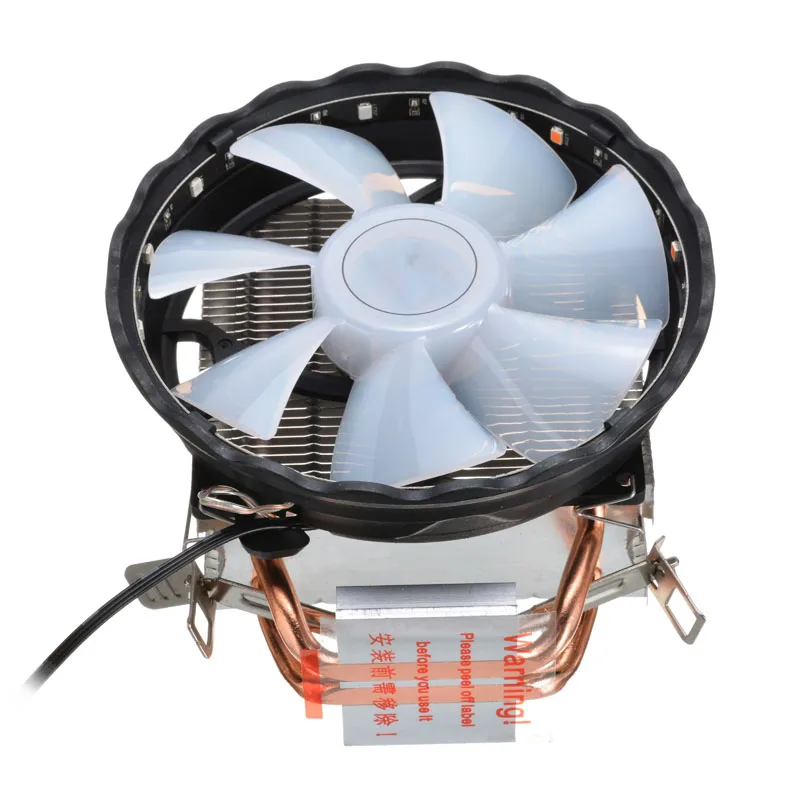 

3Pin CPU Cooling Cooler RGB LED Heatsink Fan 4 Heatpipe Radiator CPU Cooler For Intel LGA 1150/1151/1155/1156/1366/775 AMD