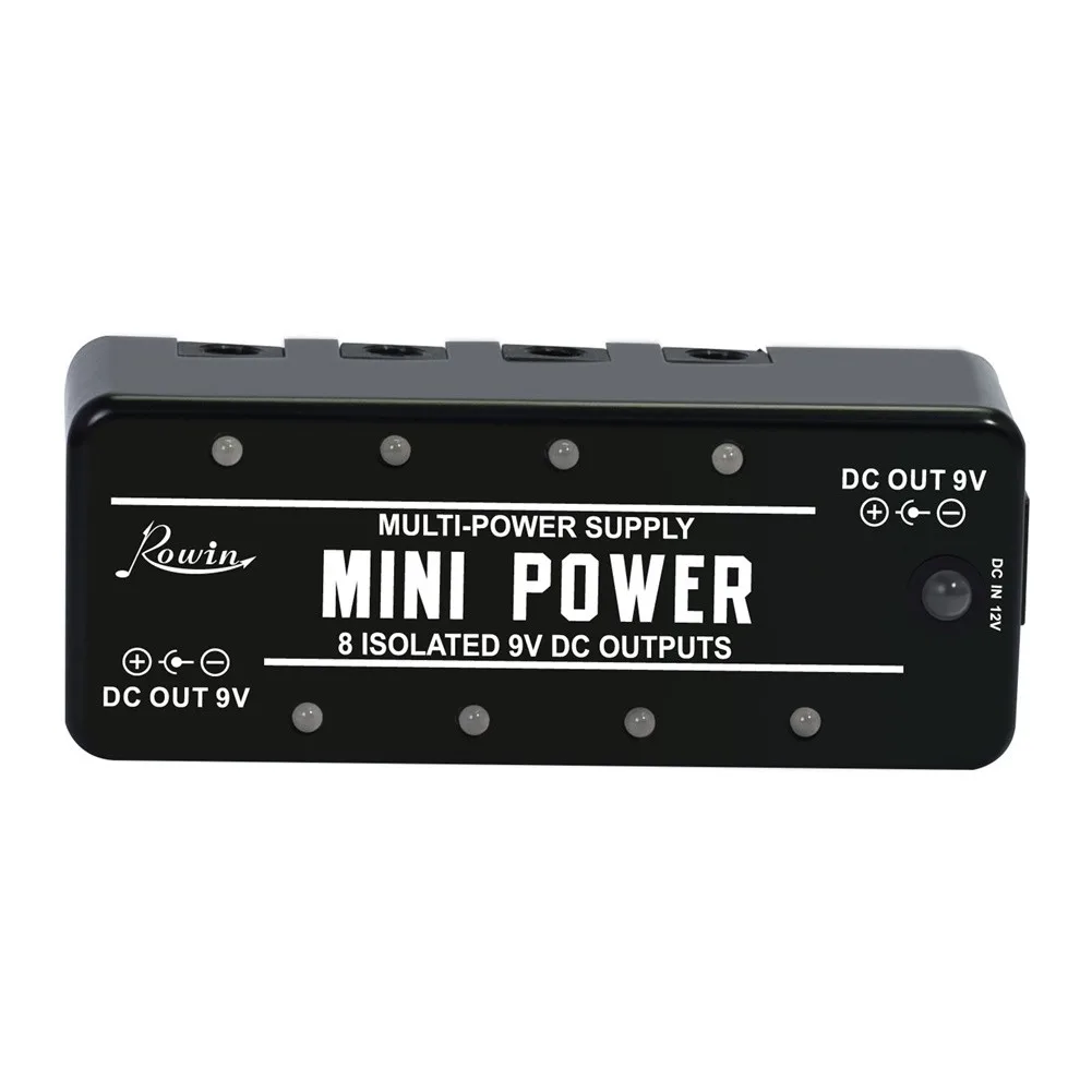 Rowin LEF329 8 изолированных выходов 9 В постоянного тока мини-источник питания для