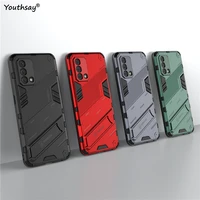 protective case for oppo a74 case for oppo a74 cover armor invisible phone bracket funda holder cover for oppo a74 4g 5g
