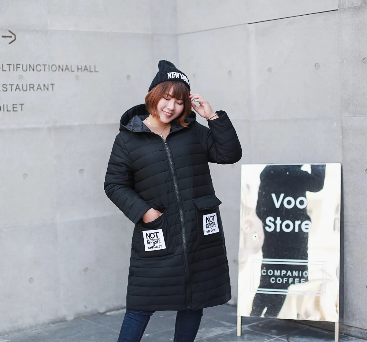 Женская зимняя куртка Повседневная парка с капюшоном длинное пальто карманами и