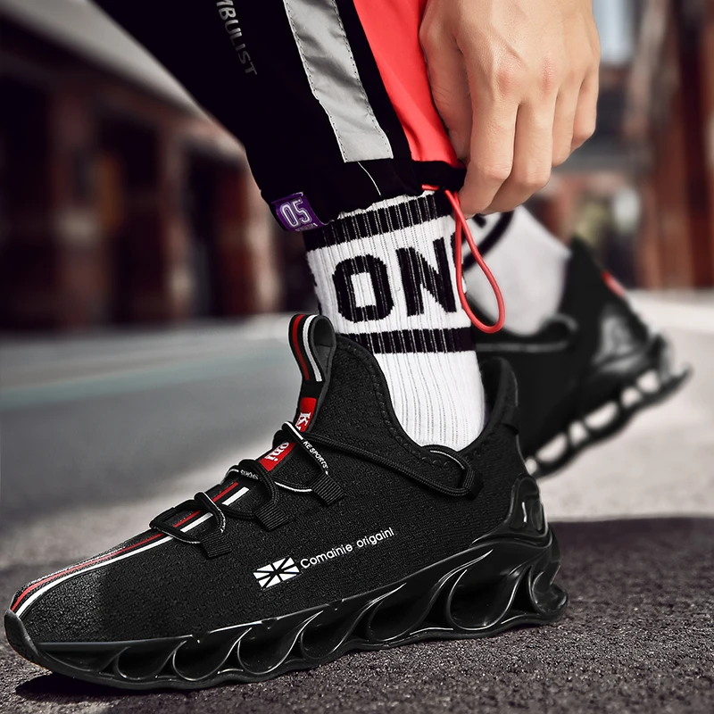 Blade Sneakers For Men Casual Walking Shoes Running Male Trainers Footwear Non-slip Trainning Jogging Fashion 2020 | Спорт и