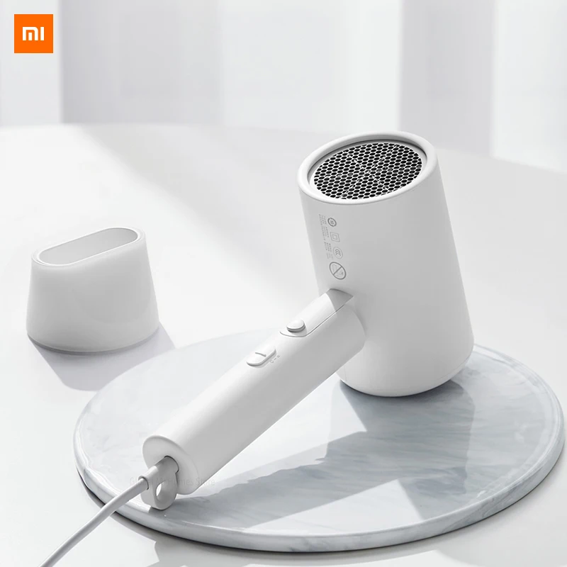 Xiaomi Mijia портативный складной фен с отрицательными ионами не повреждает десять миллионов отрицательных ионов салонного класса