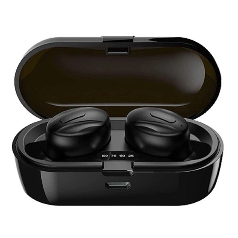 

Bluetooth Headset 5.0 Bluetooth Wireless Headset With Headset And Portable Charging Box For IOS Android PC