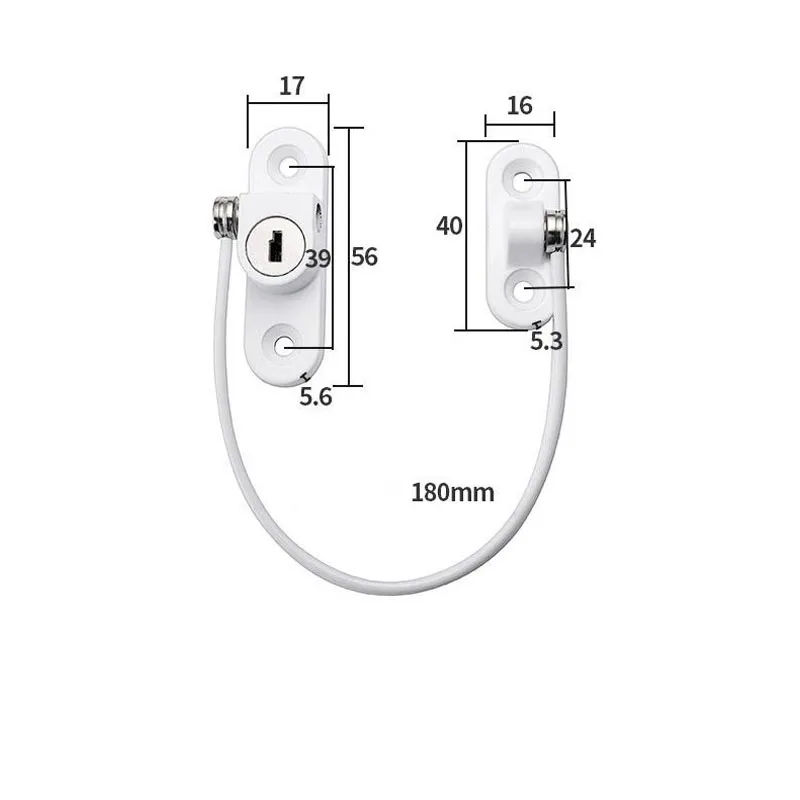 Детский замок для безопасности окон детский защиты от падения регулируемый