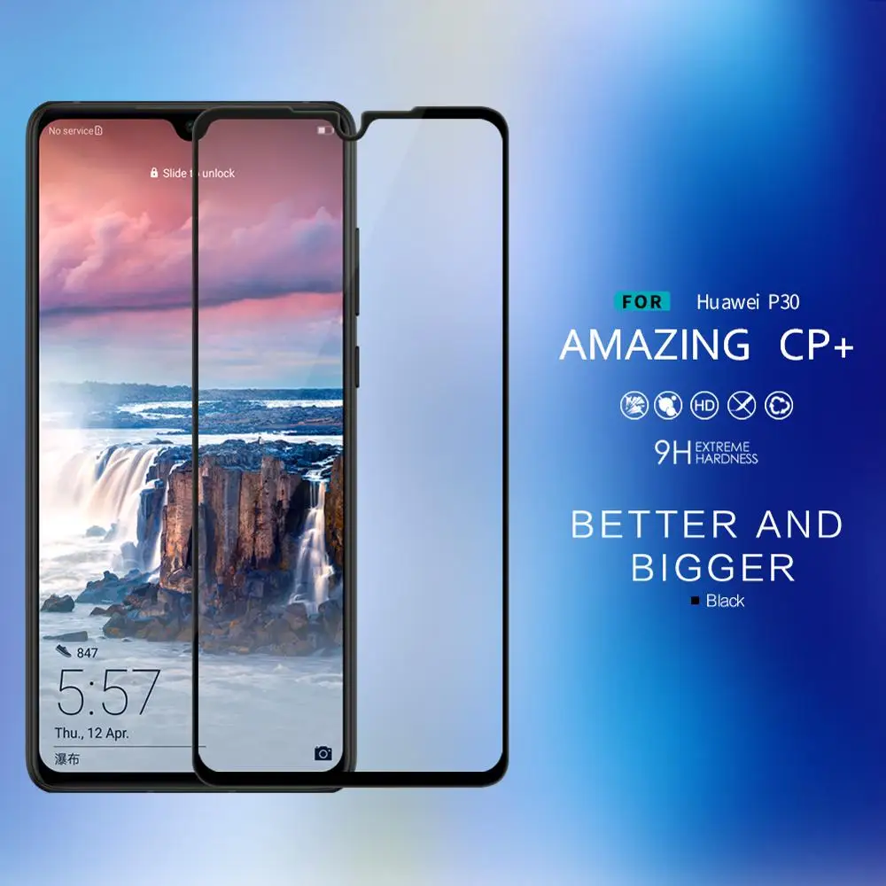 Huawei P30 Lite стеклянный протектор экрана Nillkin 2.5D полное покрытие клея безопасное закаленное стекло для huawei Honor 10i 20i 10 20 Lite