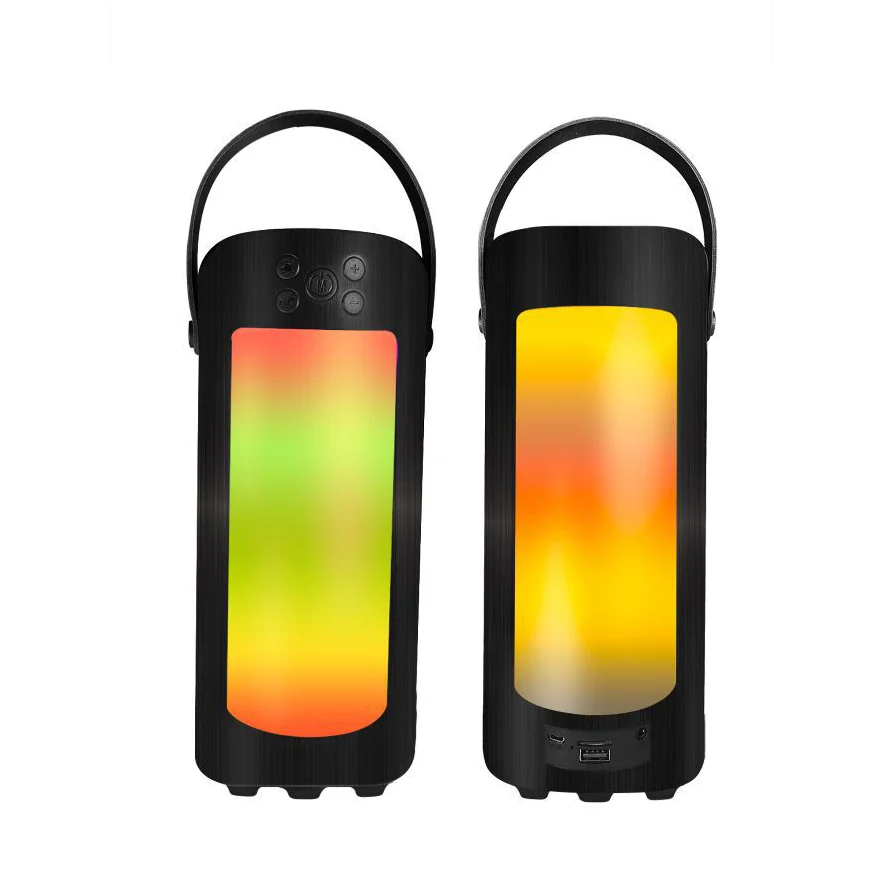 Портативная Водонепроницаемая Bluetooth Колонка светодиодный светильник