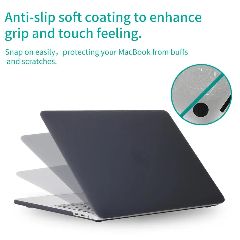 Чехол для ноутбука macbook New Air13 A1932 Pro 13 15 дюймов с сенсорной панелью 2016 2019 чехол A2159