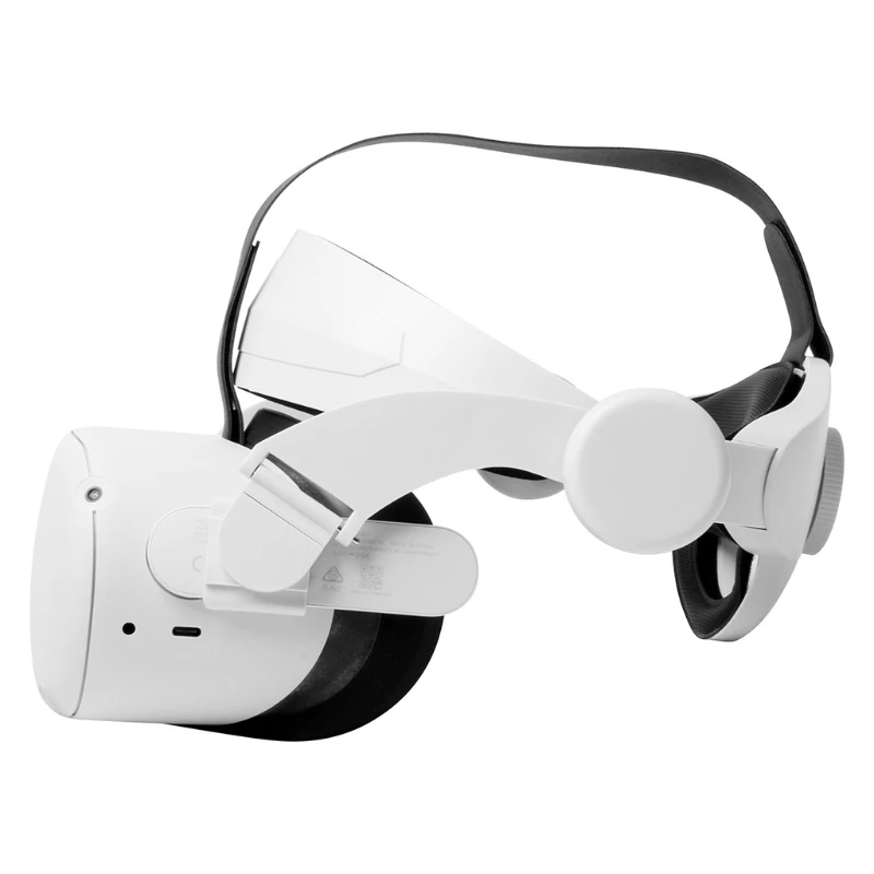 

Adjustable Head Strap Comfort Improve Headband Sponge Mats Fixing Strap VR Helmet Belt for -Oculus Quest 2 VR Headset
