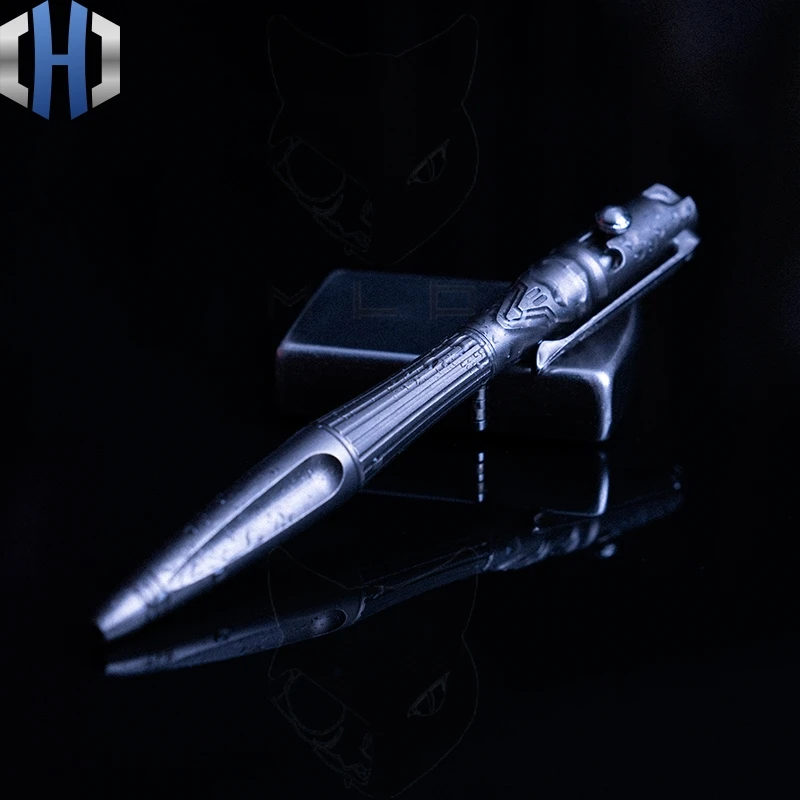 Murah Pena Taktis TC4 Titanium Alat Linggis Pena Portable EDC