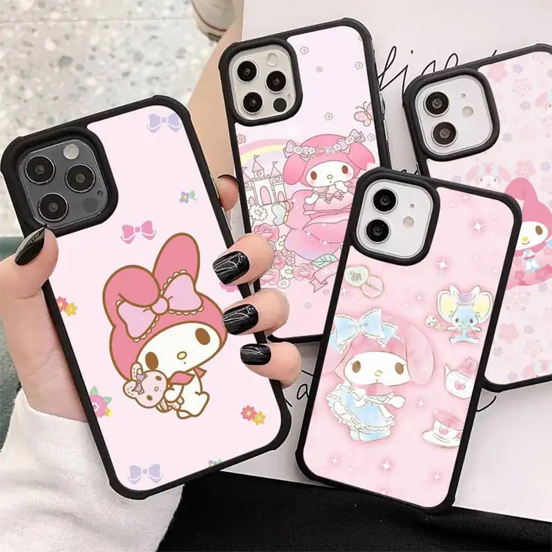

Cute Cartoon my melodys Phone Case for iphone 12 13 Mini SE 2020 5 5S 6 6S Plus 7 8 Plus X XR XS 11 Pro Max Fundas Coque cover