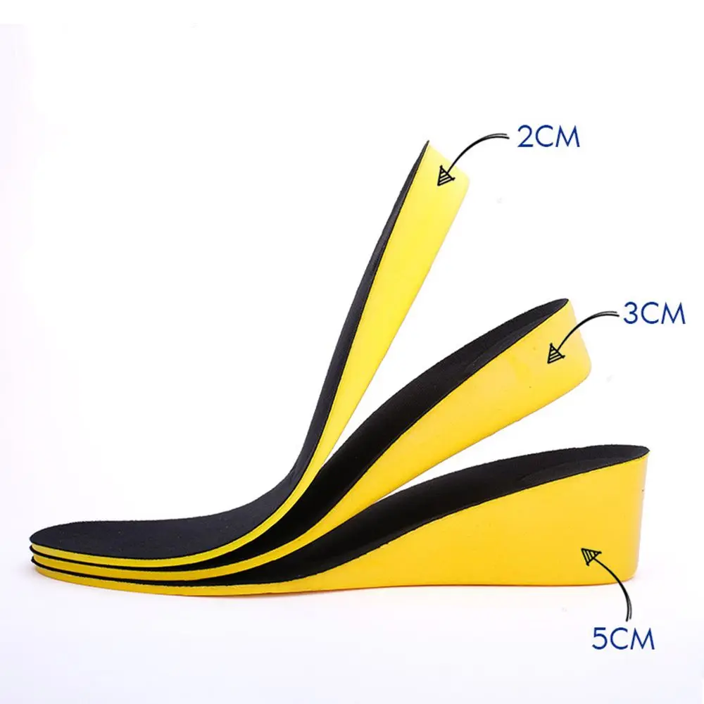 

Увеличивающие рост стельки для мужчин/женщин 2/3/5 см до невидимые арки поддерживающие ортопедические стельки амортизирующие синий/черный ц...