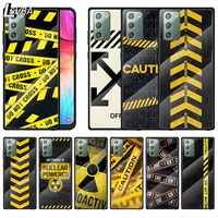 fashion x yellow line art for samsung a70 a50 a40 a30 note 20 10 9 8 ultra lite plus tempered glass phone case