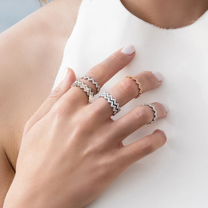 Модные очаровательные стерлингового серебра копия 1:1 Реплика серебряные вверх и