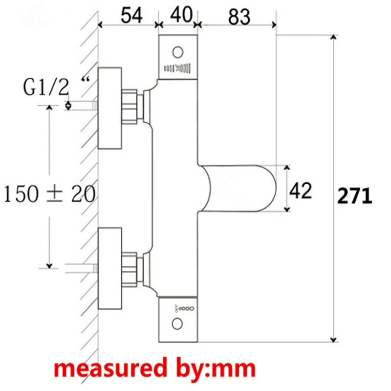 Смеситель для душа в ванной комнате водопад Смесители термостатический