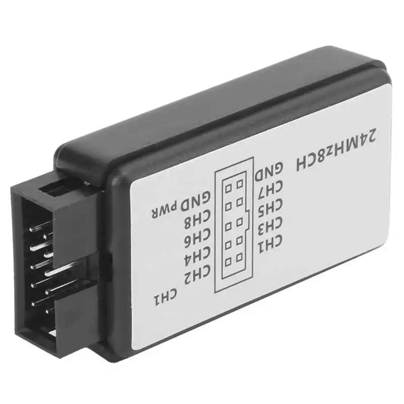 8-канальный USB-логический анализатор с кабелем для ARM FPGA 24MHz 0 5 V-5 25 V | Инструменты