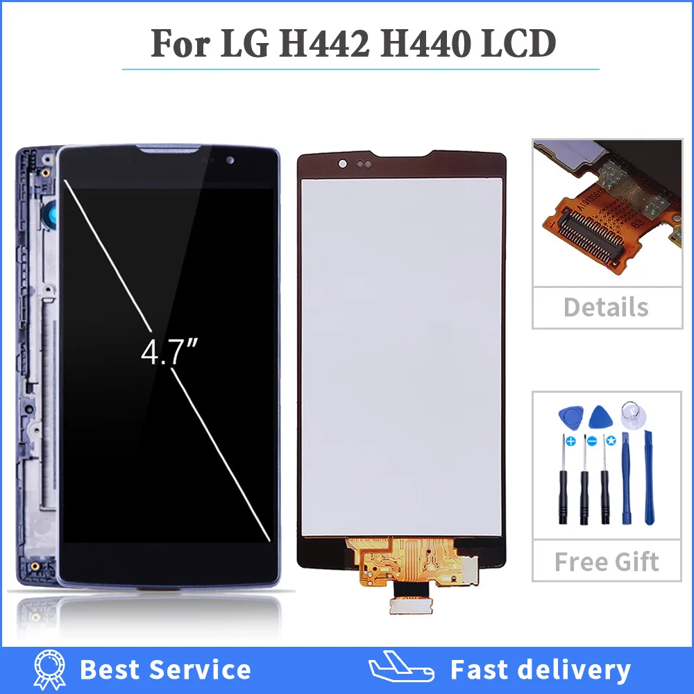 ЖК дисплей для LG Spirit H442 H440 H440N H440T сенсорный экран замена дигитайзера h422