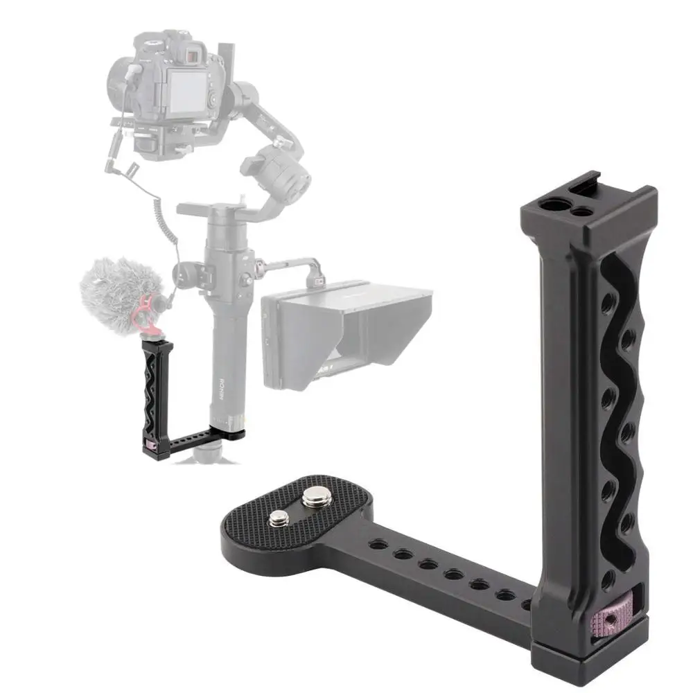 L образный кронштейн для монтажа монитора/микрофон DJI Ronin S SC Zhiyun Crane V2/M/2 Moza Air 2 Feiyutech