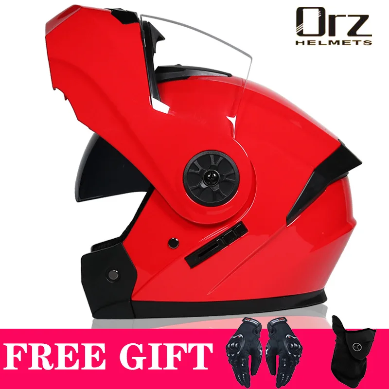

Motorcycle Helmets High Quality Flip Up Helmet Abs Full Face Motorcycle Helmets Racing Helmet DOT Approved