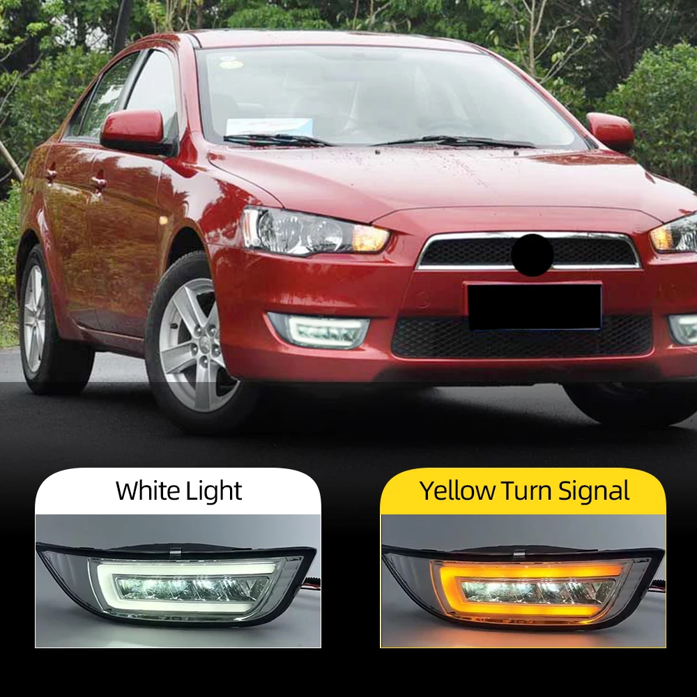 CSCSNL 1 пара Автомобильные светодиодные дневные ходосветильник для Mitsubishi Lancer EX 2008