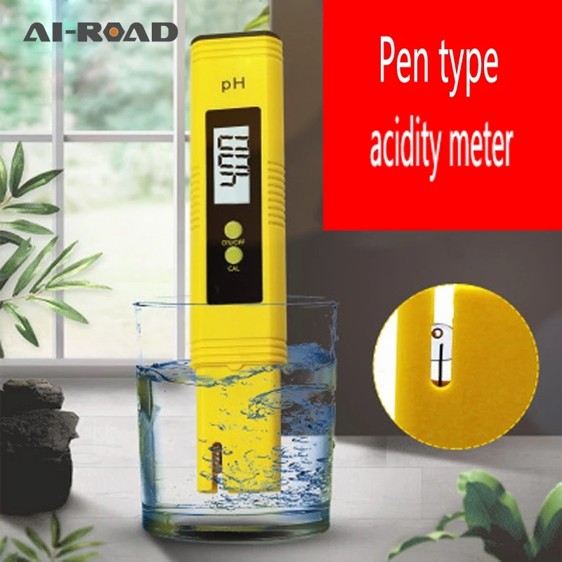 Цифровой измеритель кислотности PH в виде ручки портативный высокоточный