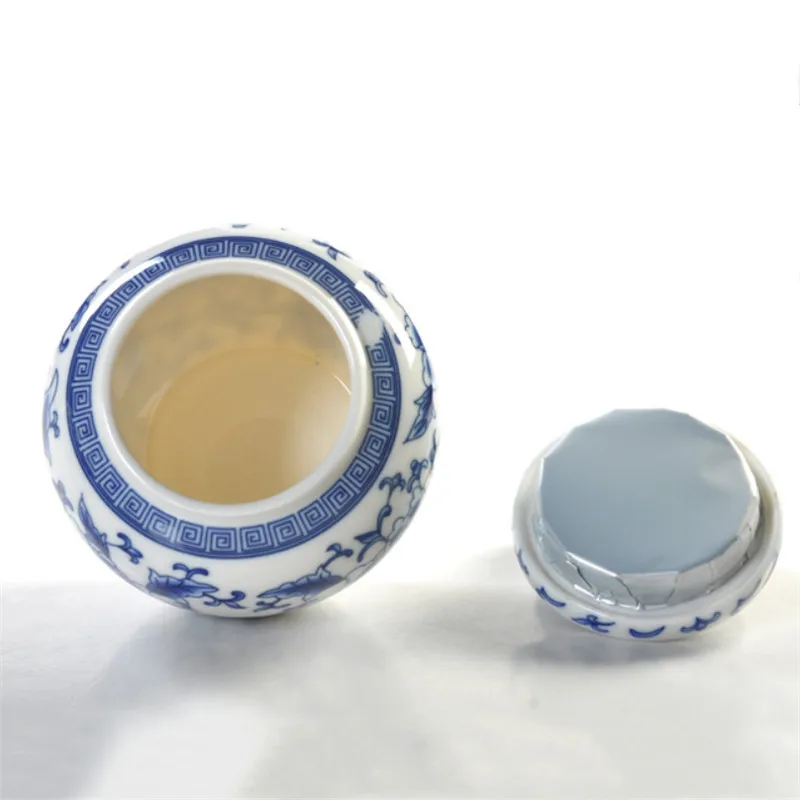Цзиндэчжэнь винтаж синий и белый фарфор Мини чайные добавки портативный чайный