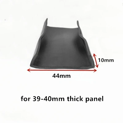 

U-образная лента с резиновым уплотнением 10x44x10 мм толщиной 39-40 мм для стекла, металла, автомобиля, деревянной панели