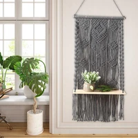 bohemia style weave hanging tapestry tassels decor hollow stacked design home living room bedroom ornaments wall tapestry