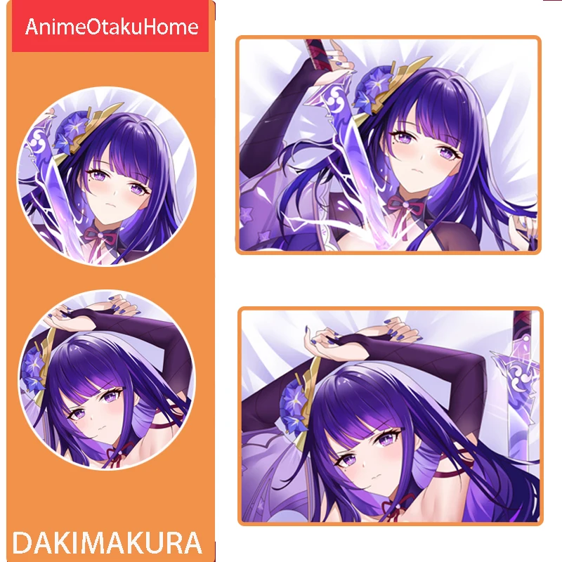 

Anime Gams Genshin Impact Kujo Sara Yae Miko Raiden Shogun Beelzebul Throw Pillow Cover Hug Pillowcase Otaku Bedding Dakimakura