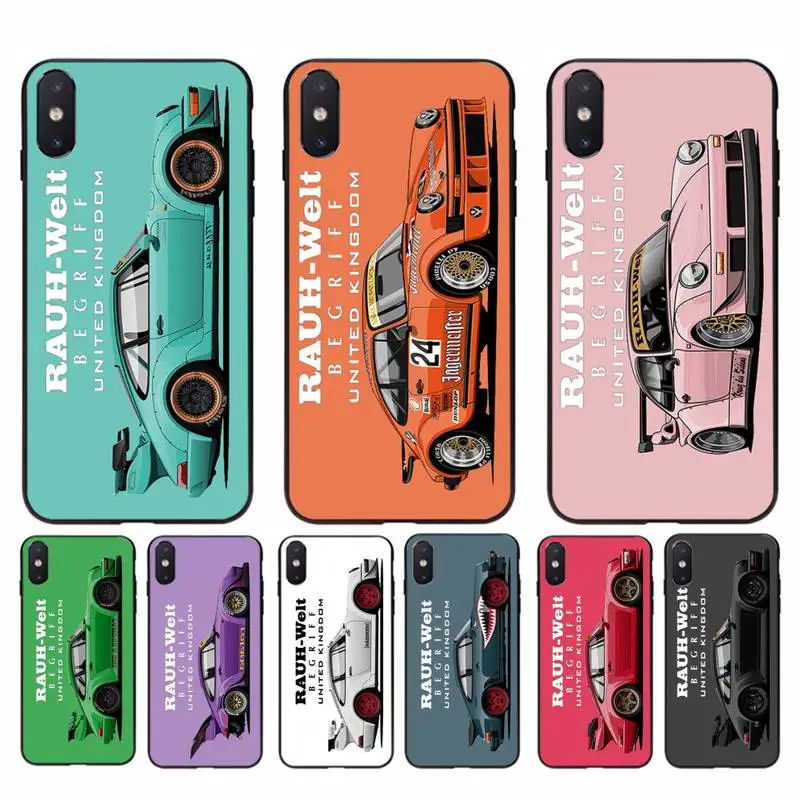 Japan sports car jdm drift RWB 911 964 933 Phone Case for iphone 11 12 mini Pro Max X XS MAX 6 6s 7 8 plus 5 5S 5SE XR SE2020