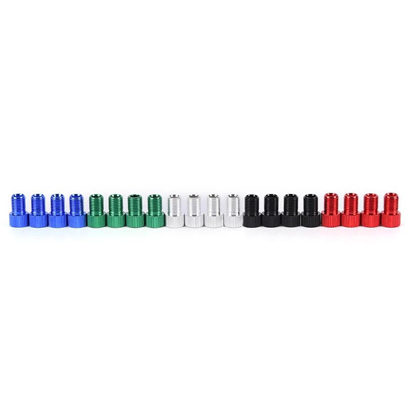 4Pcs/lot Aluminum Alloy Tire Valve Adapter Presta To Schrader Tube Bicycle Bike Pump Tool | Автомобили и мотоциклы