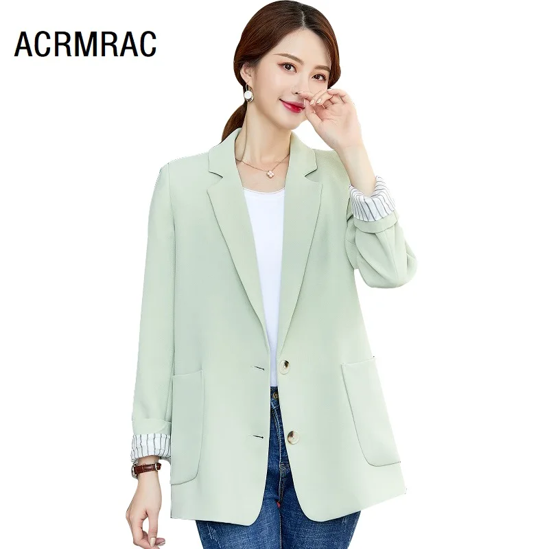 

Women blazers Slim autumn winter jacket Long sleeve Blazer & Suits Women 1928